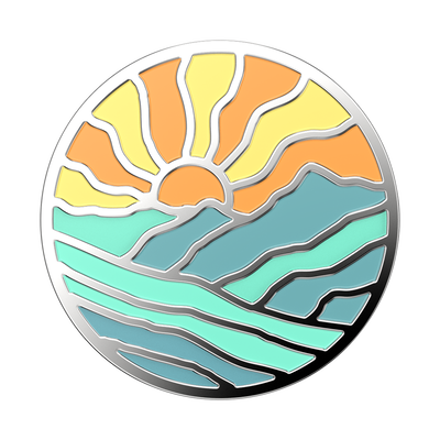 Enamel Mountain Rays